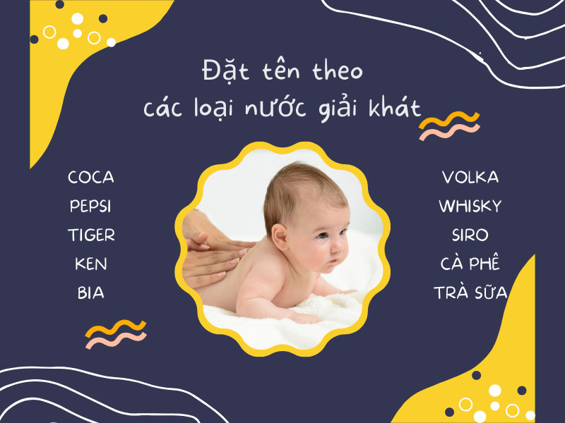 Đặt tên theo các loại nước giải khát