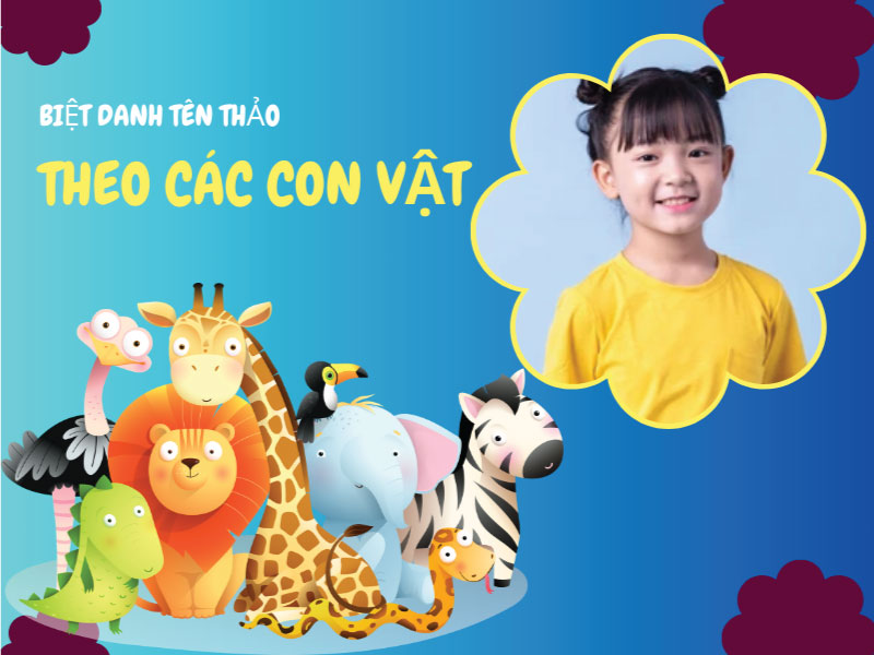 Đặt biệt danh cho tên Thảo theo các con vật