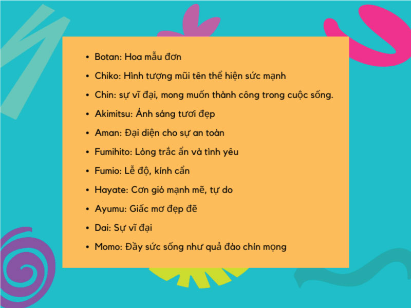 Những biệt danh tiếng Nhật hay và ý nghĩa nhất