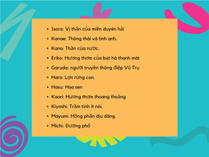 Biệt danh cho bạn thân bằng tiếng Nhật