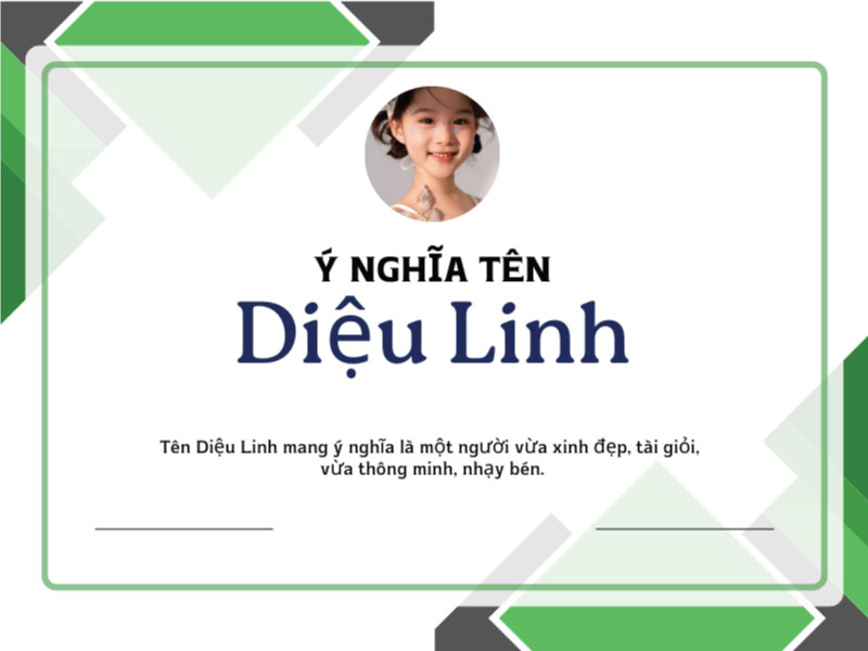 Ý nghĩa tên Diệu Linh
