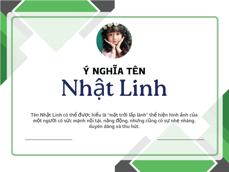 Ý nghĩa tên Nhật Linh