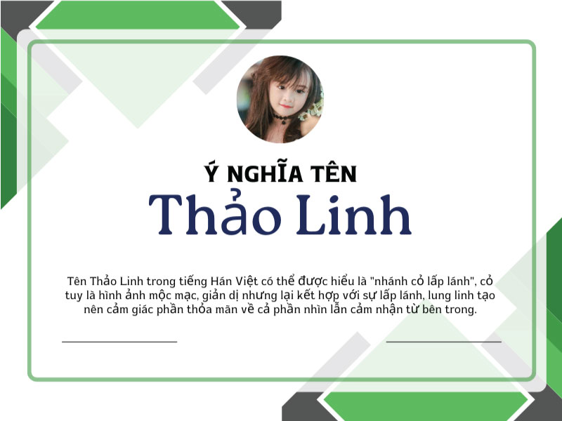 Ý nghĩa tên Thảo Linh