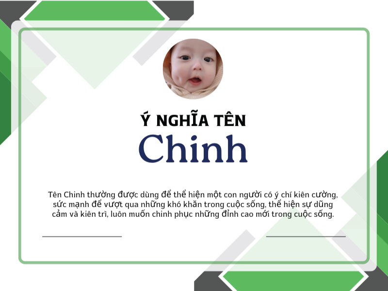 Ý nghĩa tên Chinh theo tiếng Hán Việt